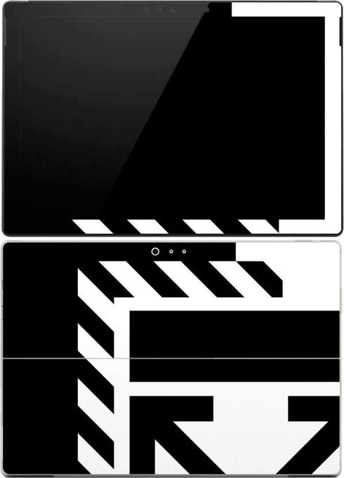 Black and White Geometric Shapes Surface Pro (2017) Skin